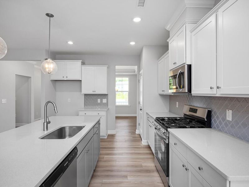 Furnished interior view inside a new home in Woodland Crossing, Zebulon (Image 4).