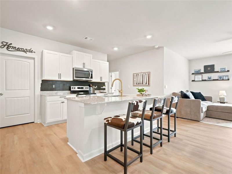 Furnished interior view inside a new home in Rolling Meadows, Jasper (Image 27). Furnished interior view inside a new home in Rolling Meadows, Jasper (Image 27).
