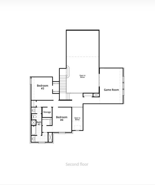 2D floor plan layout for the Millbeck Plan by Highland Homes in Goodland: 60ft. lots, Midlothian, TX (Image 4). 2D floor plan layout for the Millbeck Plan by Highland Homes in Goodland: 60ft. lots, Midlothian, TX (Image 4).