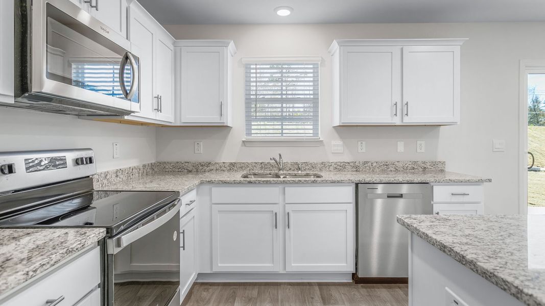 Furnished interior view inside a new home in Aspen Place, Thomasville (Image 8).