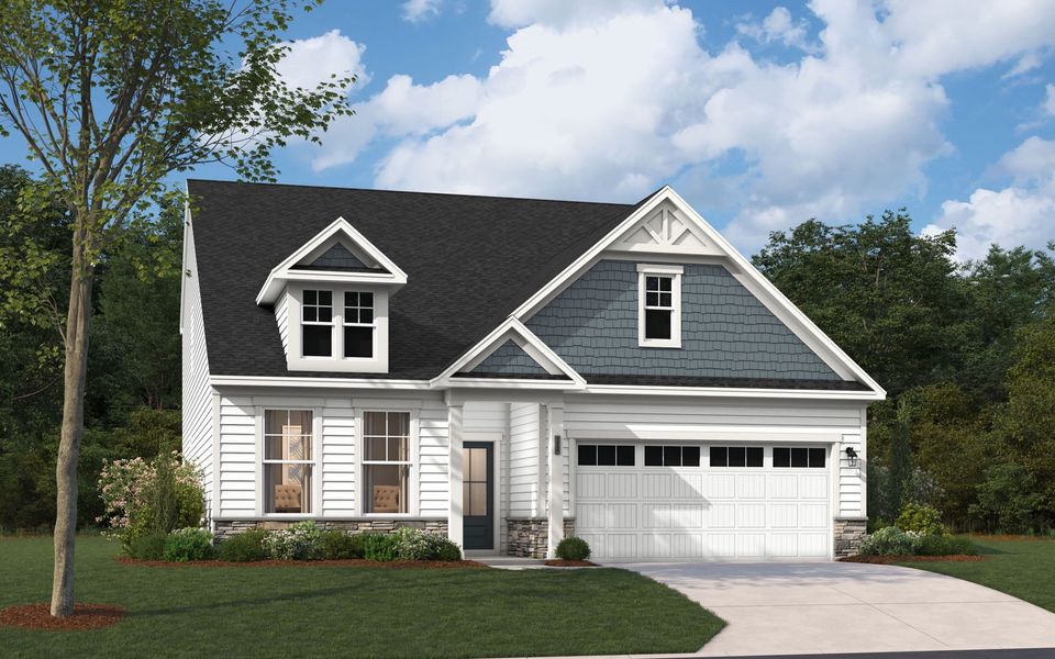 Representative exterior photo of a completed home built from the The Jefferson by Stanley Martin Homes in Green Tree Place, Anderson, SC (Image 27).