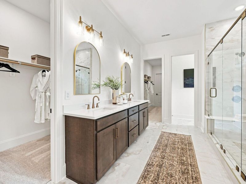 Furnished interior view inside a new home in Rockport, Wake Forest (Image 27).