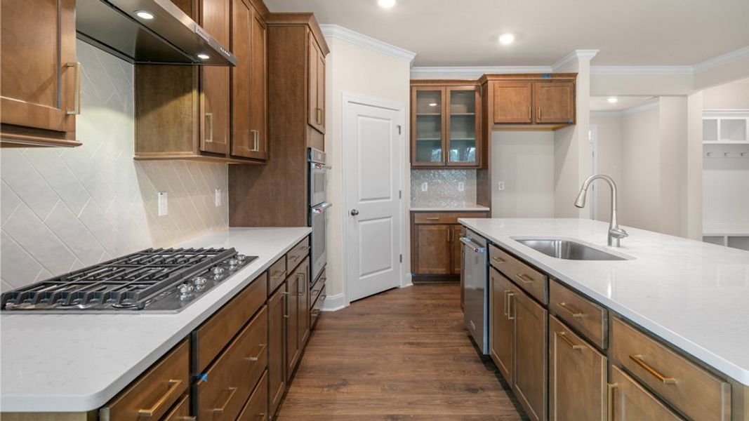 Representative furnished interior of a home built from the Hartwell by D.R. Horton in Kalas Falls, Wake Forest (Image 6).