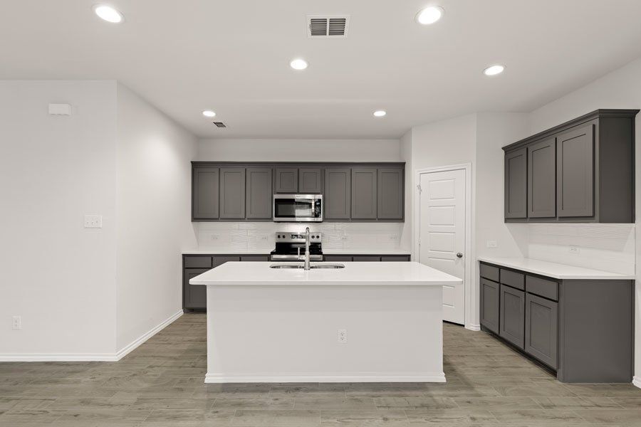 Representative exterior photo of a completed home built from the Mesquite by Impression Homes in Creekside Ranch, Blue Ridge, TX (Image 3). Representative exterior photo of a completed home built from the Mesquite by Impression Homes in Creekside Ranch, Blue Ridge, TX (Image 3).