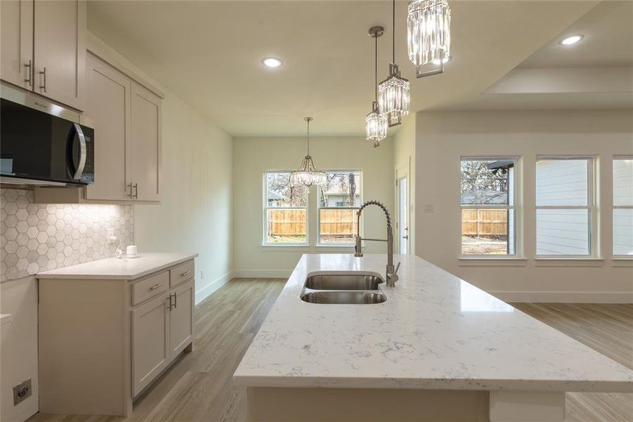 Furnished interior view inside a new home in , Dallas (Image 7). Furnished interior view inside a new home in , Dallas (Image 7).