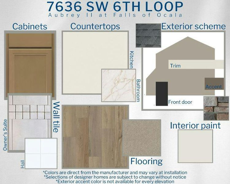 Aubrey II 55 Plus - Colors for this home