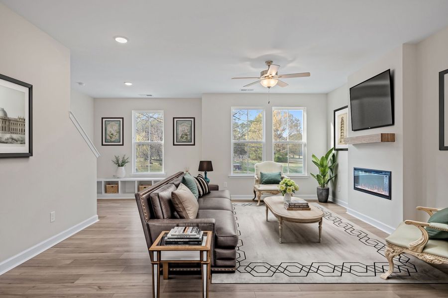Representative furnished interior of a home built from the The Avery Interior by Davidson Homes LLC in Summers Walk, Davidson (Image 5).