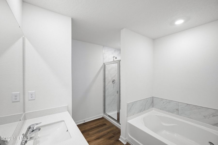 Furnished interior view inside a new home in Westport Landing, Jacksonville (Image 10).