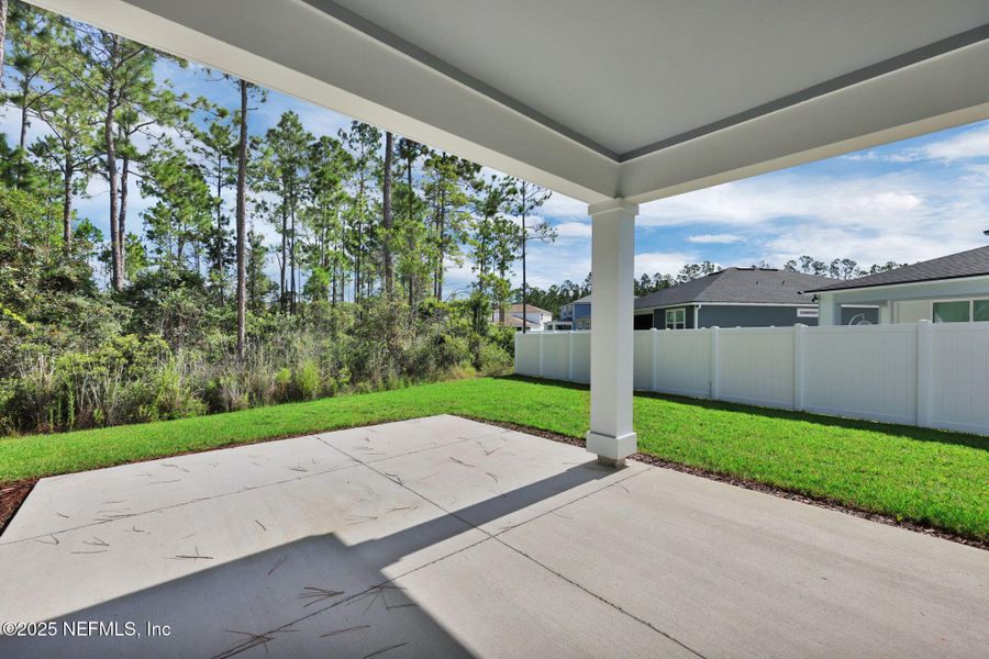 Exterior details and patio area of a home in Bradley Creek, Green Cove Springs (Image 28). Exterior details and patio area of a home in Bradley Creek, Green Cove Springs (Image 28).