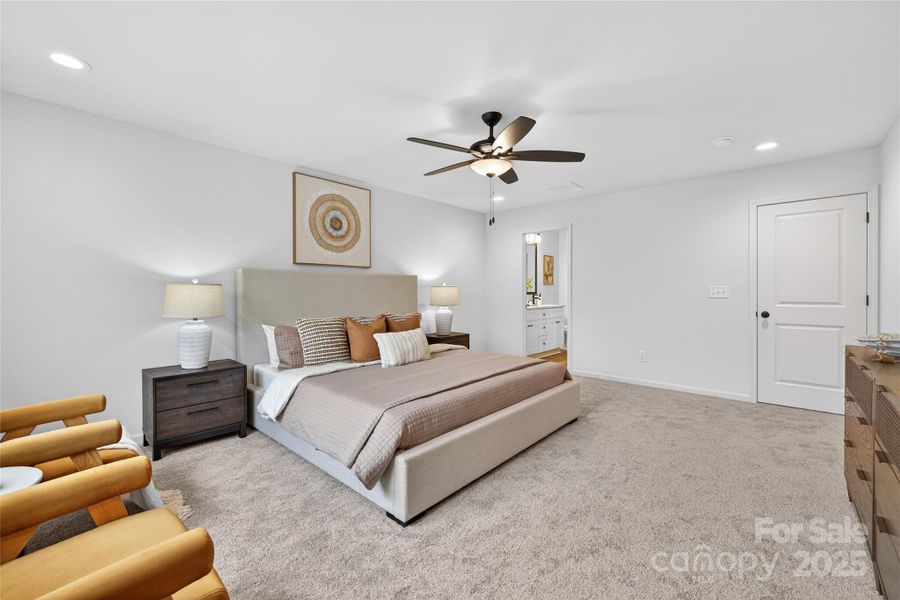 Furnished interior view inside a new home in , Charlotte (Image 16).