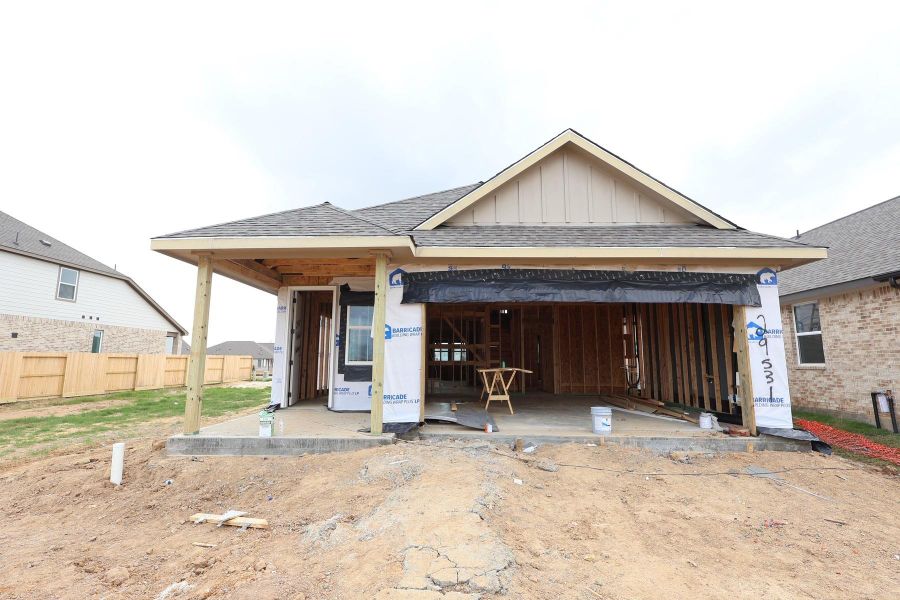 Two-story home with 4 bedrooms, 2.5 baths and 2 car garage