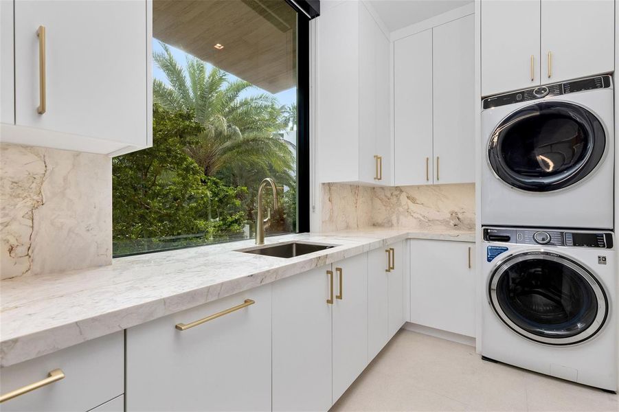 First floor laundry
