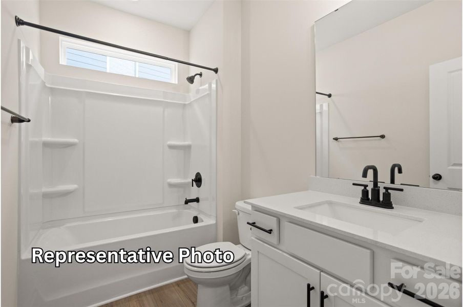 Furnished interior view inside a new home in Villas at Prestwick, Mooresville (Image 3). Furnished interior view inside a new home in Villas at Prestwick, Mooresville (Image 3).