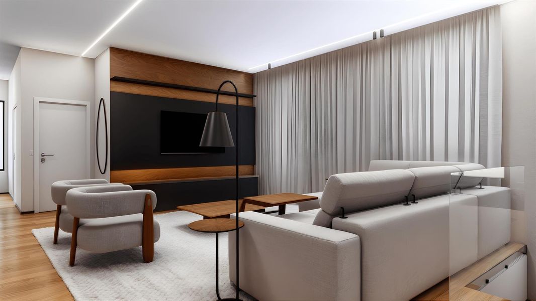 Furnished interior view inside a new home in , Delray Beach (Image 22).