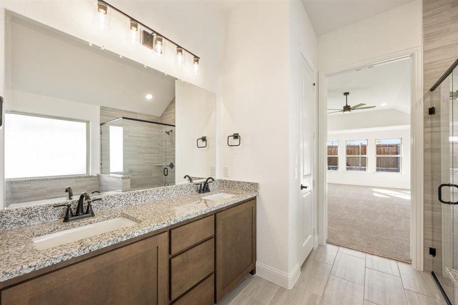 Furnished interior view inside a new home in Bear Creek Classic 60, Lavon (Image 9). Furnished interior view inside a new home in Bear Creek Classic 60, Lavon (Image 9).