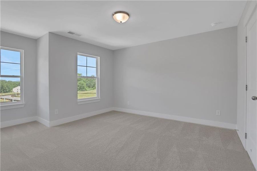 Spacious, unfurnished interior of a new home in Villas at Dawsonville, Dawsonville (Image 36). Spacious, unfurnished interior of a new home in Villas at Dawsonville, Dawsonville (Image 36).