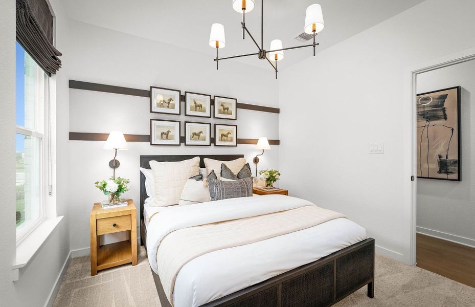 Representative furnished interior of a home built from the Compass by Del Webb in Del Webb Sugar Land at Ryehill, Rosenberg (Image 14).