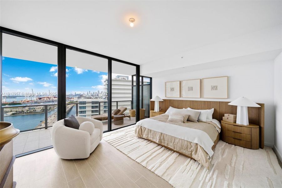 Furnished interior view inside a new home in Five Park, Miami Beach (Image 14). Furnished interior view inside a new home in Five Park, Miami Beach (Image 14).