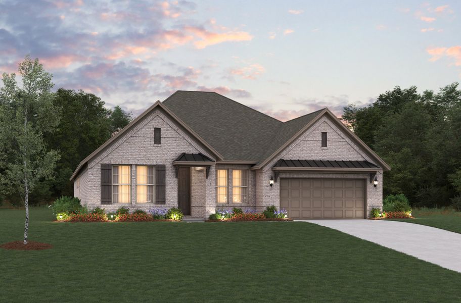 Representative exterior photo of a completed home built from the Driftwood by Beazer Homes in Heath Golf and Yacht Club, Heath, TX (Image 16). Representative exterior photo of a completed home built from the Driftwood by Beazer Homes in Heath Golf and Yacht Club, Heath, TX (Image 16).