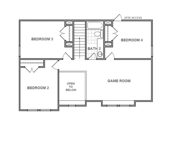 2D floor plan layout of this home in Sorella, Tomball, TX (Image 3). 2D floor plan layout of this home in Sorella, Tomball, TX (Image 3).