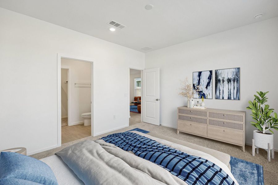 Furnished interior view inside a new home in Decker Farms, Magnolia (Image 9). Furnished interior view inside a new home in Decker Farms, Magnolia (Image 9).