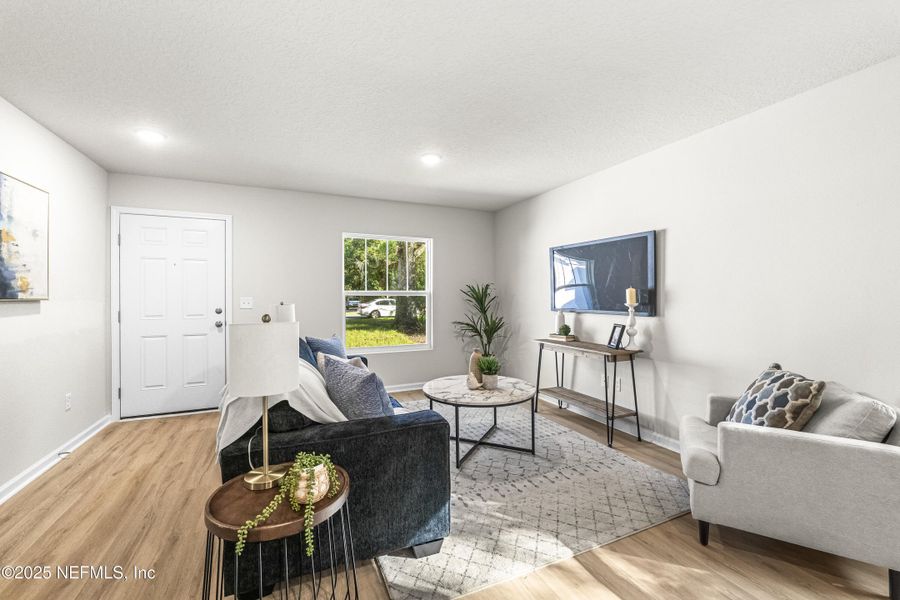 Furnished interior view inside a new home in , Jacksonville (Image 11).