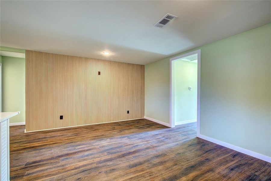 Spacious, unfurnished interior of a new home in , Point (Image 29).
