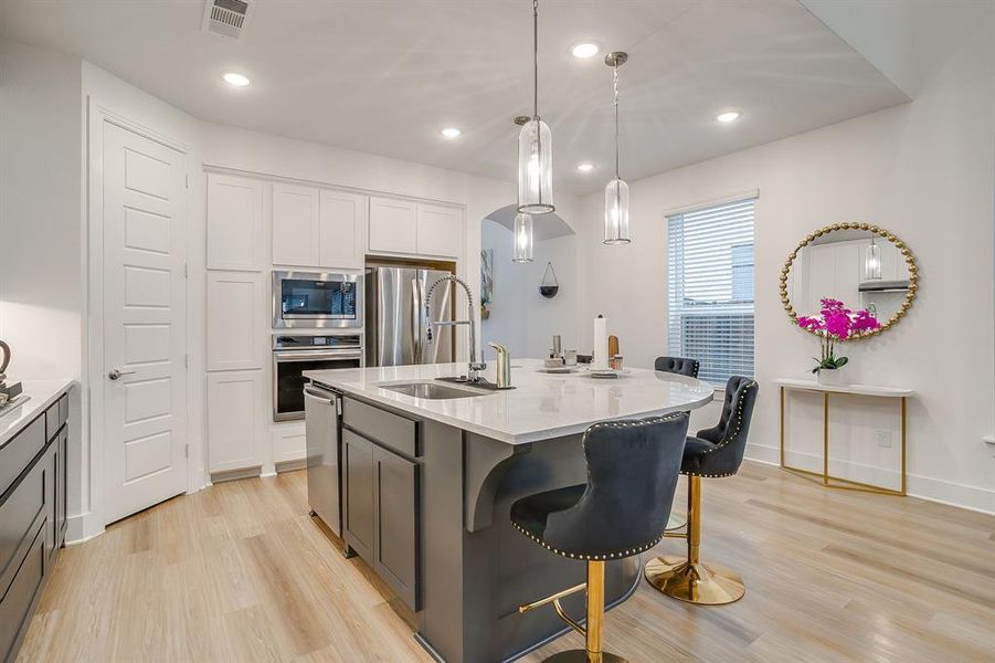 Furnished interior view inside a new home in Karis, Crowley (Image 9).