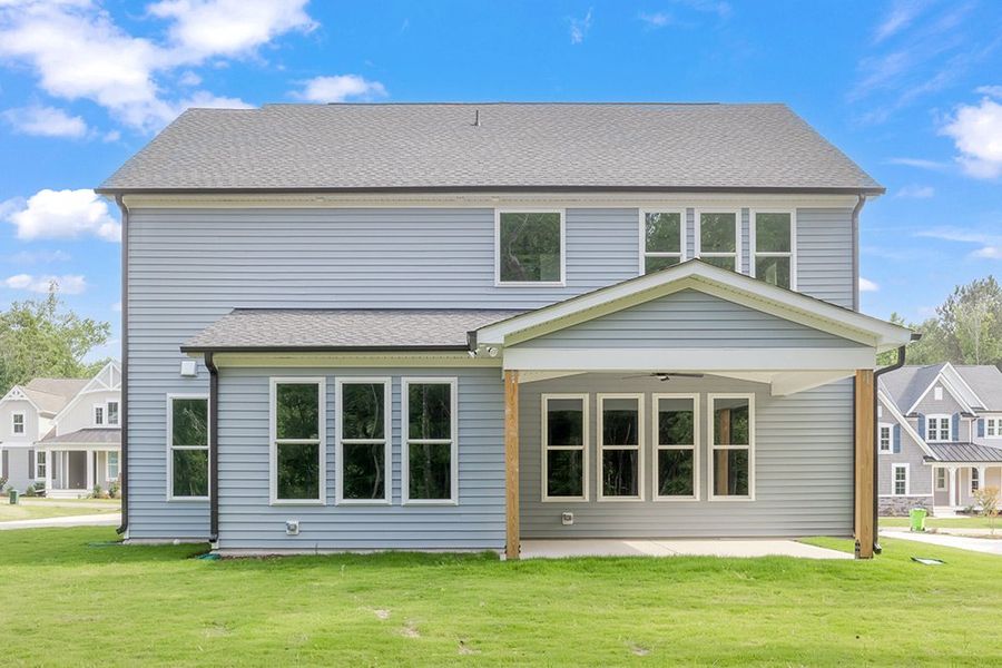 Representative exterior details of a home built from the The Hampton by RobuckHomes in Baylee Ridge, Selma (Image 54). Representative exterior details of a home built from the The Hampton by RobuckHomes in Baylee Ridge, Selma (Image 54).