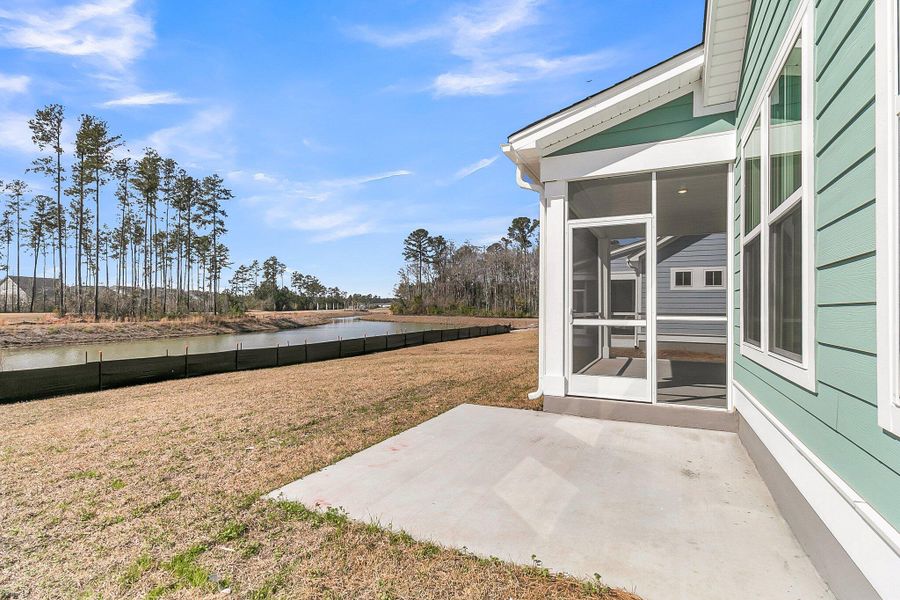Exterior details and patio area of a home in Cherrywood Estates, Summerville (Image 24).