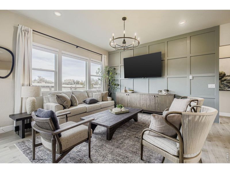 Furnished interior view inside a new home in , Fort Collins (Image 9).