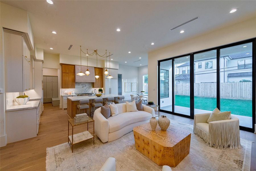 Furnished interior view inside a new home in , Houston (Image 11).