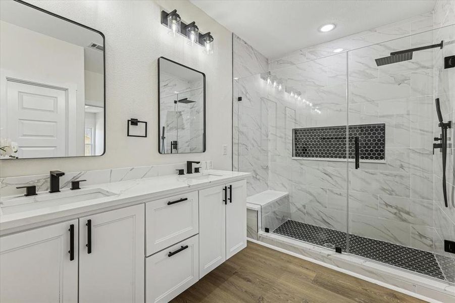 Furnished interior view inside a new home in , Fort Worth (Image 13). Furnished interior view inside a new home in , Fort Worth (Image 13).