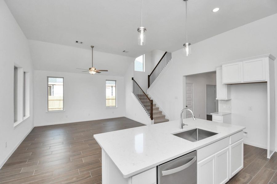 Furnished interior view inside a new home in Elyson, Katy (Image 13). Furnished interior view inside a new home in Elyson, Katy (Image 13).
