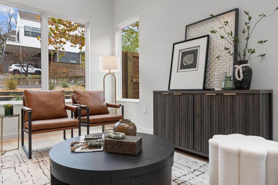 Furnished interior view inside a new home in , Austin (Image 15).