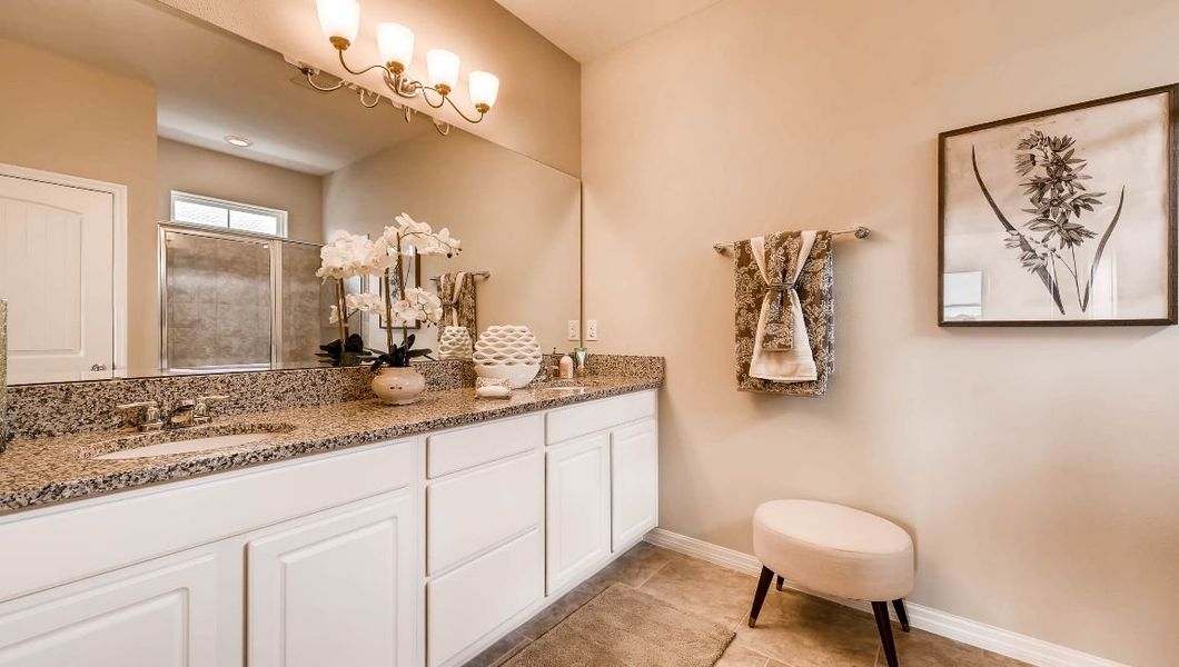 Furnished interior in a model home at Preserves at Lakeside Landings in Winter Haven (Image 24).