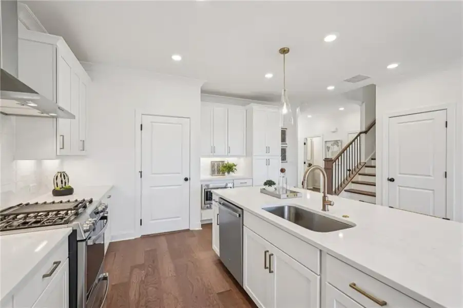 Furnished interior view inside a new home in Millcroft, Buford (Image 35).