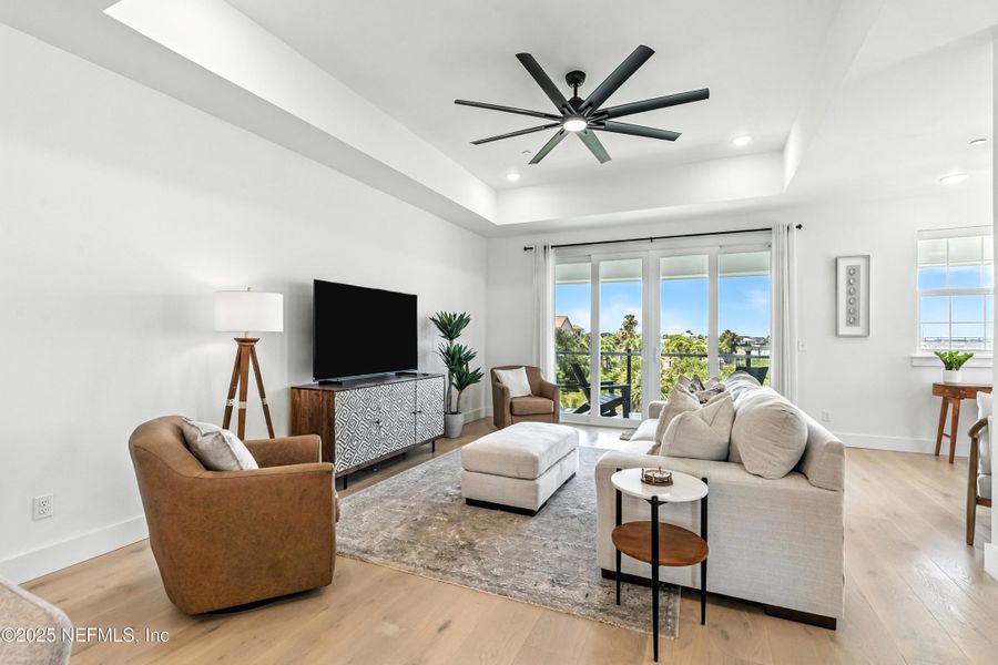 Furnished interior view inside a new home in , St. Augustine (Image 9).