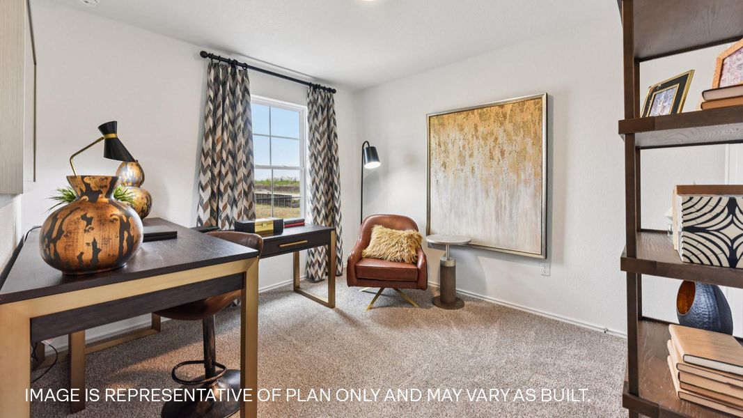 Furnished interior view inside a new home in Palomino, Manor (Image 31).