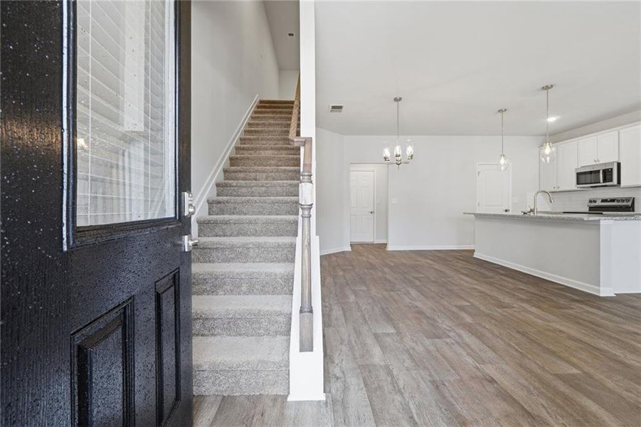 Spacious, unfurnished interior of a new home in Parkway James, Snellville (Image 23). Spacious, unfurnished interior of a new home in Parkway James, Snellville (Image 23).