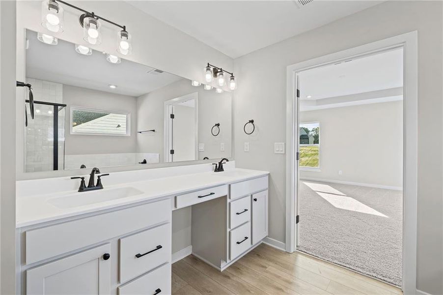 Furnished interior view inside a new home in Pickens Bluff, Hiram (Image 10).