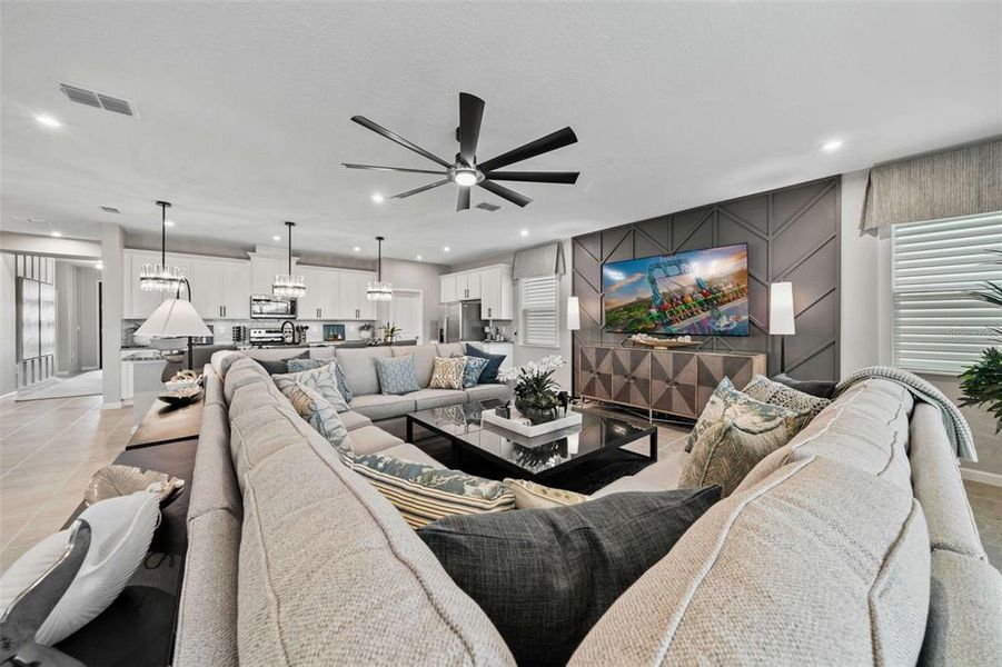 Furnished interior view inside a new home in , Kissimmee (Image 12).