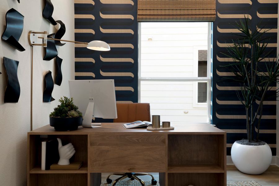 Furnished interior view inside a new home in Lagos Reserve, Manor (Image 42).