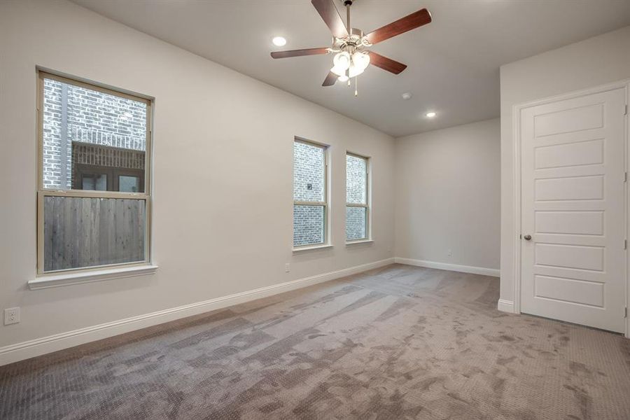 Beazer Homes Treeline Meridian Floorplan. This is not a photo of the actual home, but is a photo of the Meridian floorplan.