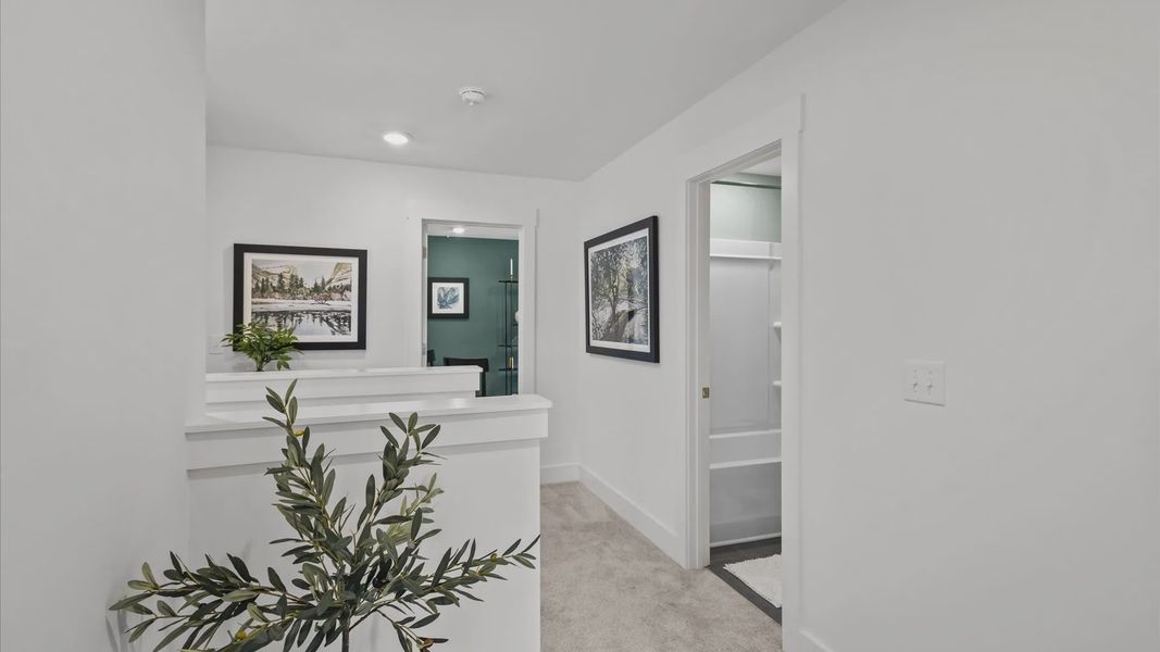 Upstairs Entry of The Cameron Design by DRB Homes