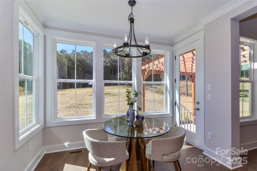Furnished interior view inside a new home in , Sherrills Ford (Image 14).