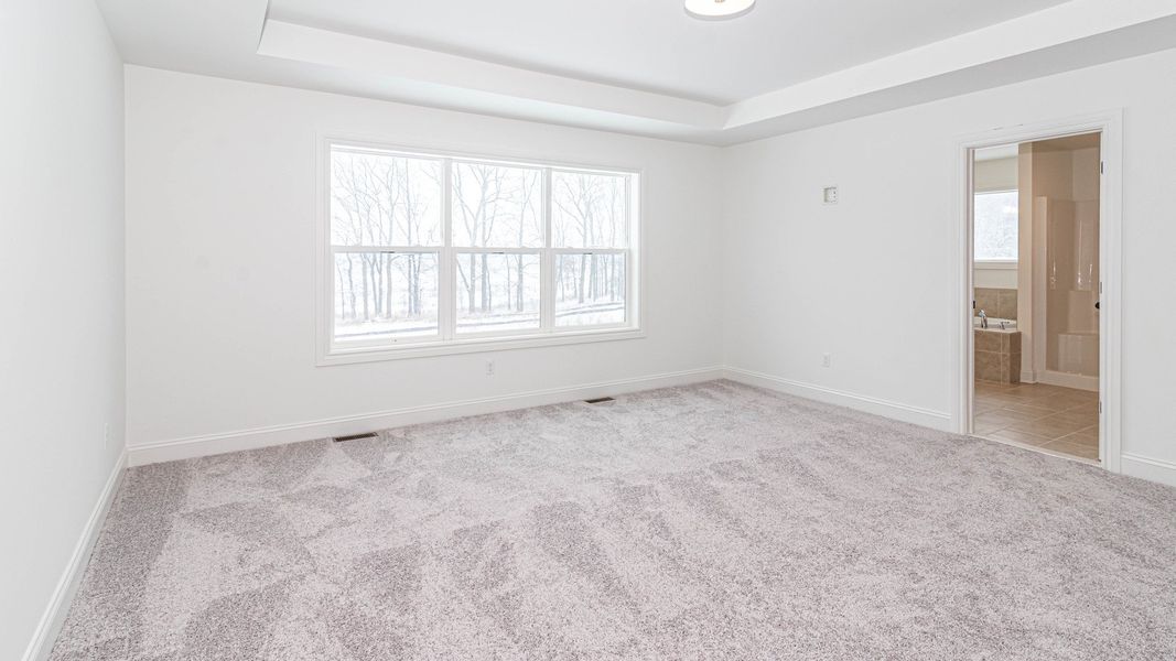 Representative unfurnished interior of a home built from the The Briarhaven III Side Entry by Norfolk Homes in Fosdick Glen of Saline, Saline (Image 41).
