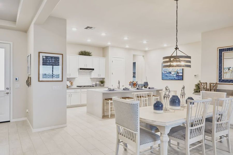 Representative furnished interior of a home built from the Atwood by Elliott Homes in Valencia at Granite Vista, Waddell (Image 10). Representative furnished interior of a home built from the Atwood by Elliott Homes in Valencia at Granite Vista, Waddell (Image 10).