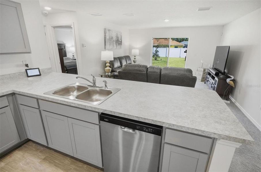 Furnished interior view inside a new home in , Palm Coast (Image 25). Furnished interior view inside a new home in , Palm Coast (Image 25).