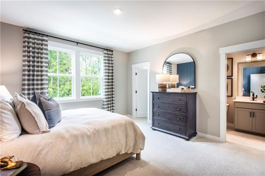 Furnished interior view inside a new home in Wisteria at GreenHouse, Marietta (Image 13).